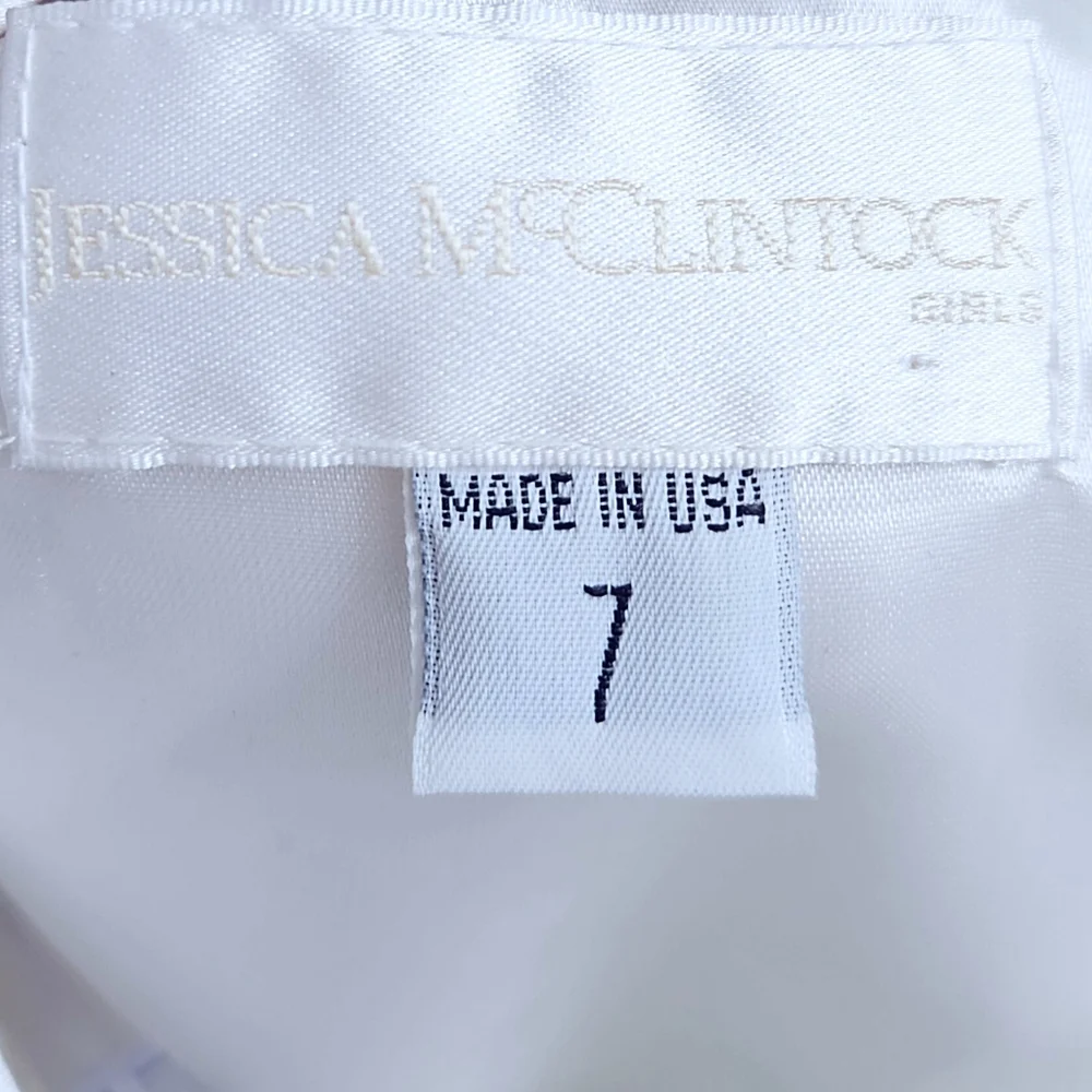Jessica McClintock White Sweetheart Neckline Bows & Flowers Tulle Maxi Dress 7